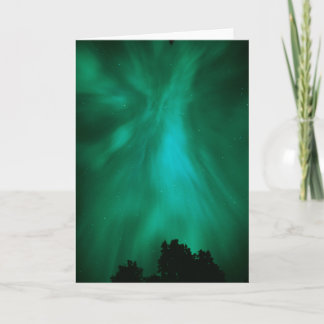 Aurora Borealis Nighttime | Ontario, Canada Card
