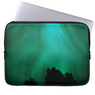 Aurora Borealis Nighttime   Ontario, Canada Laptop Sleeve