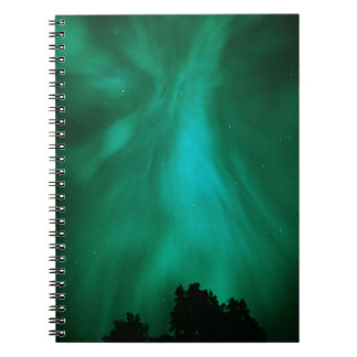 Aurora Borealis Nighttime | Ontario, Canada Notebook