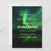 Aurora Borealis Northern Lights Bridal Shower 
