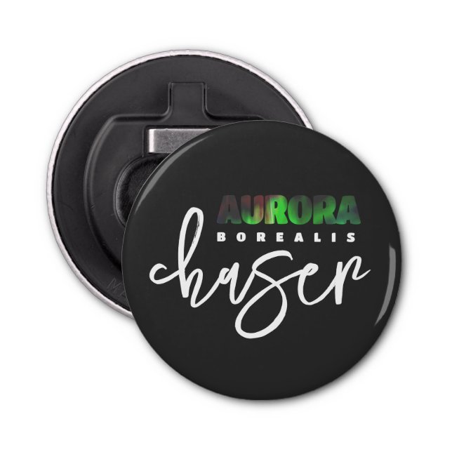 Aurora Borealis (Northern Lights) Chaser Bottle Opener (Front)
