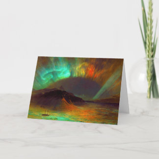 Aurora Borealis, Northern Lights Christmas Card