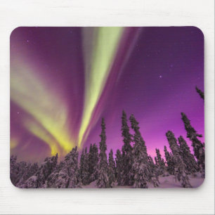 Aurora Borealis Northern Lights Fairbanks Alaska Mouse Pad
