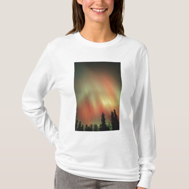 Aurora Borealis, Northern Lights, Fairbanks T-Shirt (Front)