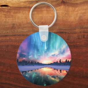 Aurora Borealis, Northern Lights, Key Ring