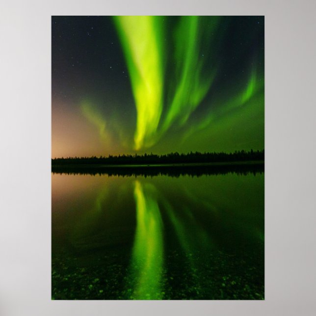 Aurora Borealis Northern lights Norway Poster (Front)