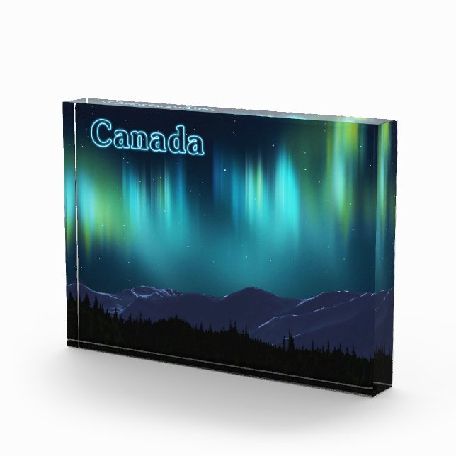 Aurora Borealis - Northern Lights Photo Block (Right)