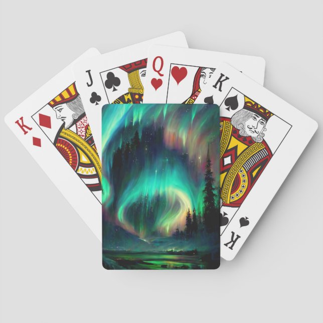 Aurora Borealis/Northern Lights Playing Cards (Back)