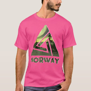 Aurora Borealis Norway Nature Sky Ice Camping Hiki T-Shirt