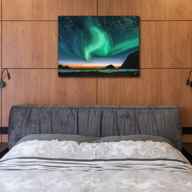 Aurora Borealis - Oil Painting Photo Print (Creator Uploaded)