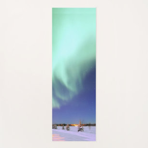 Aurora Borealis over Alaska  Yoga Mat