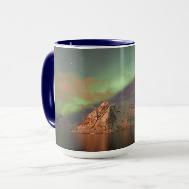 Aurora Borealis, Polar Lights Mug (Front Left)