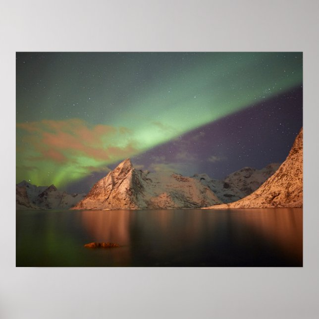 Aurora Borealis, Polar Lights Poster (Front)