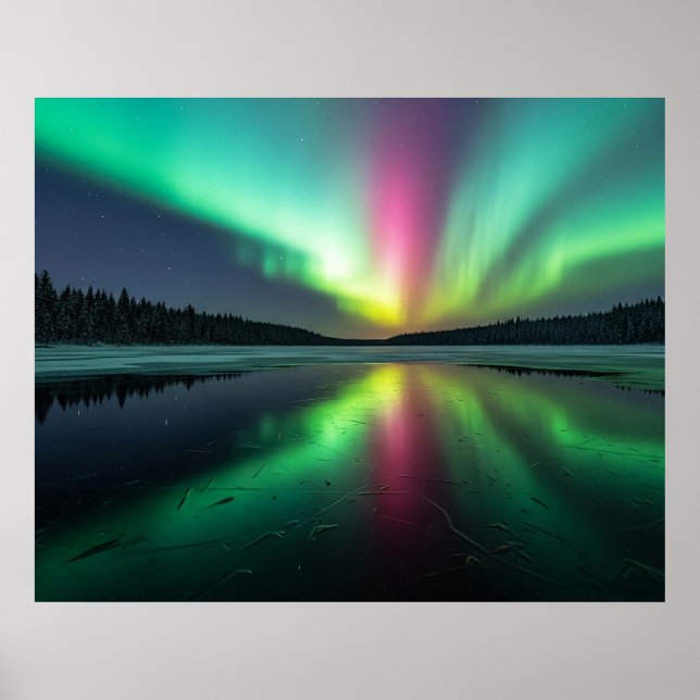 Aurora Borealis Poster (Front)