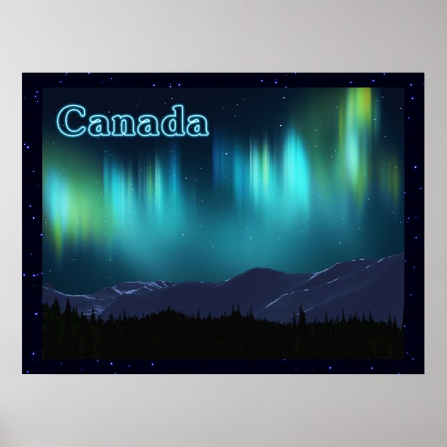 Aurora Borealis Poster (Front)