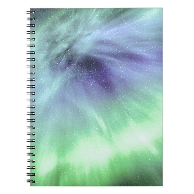 Aurora Borealis Spiral Notebook (Front)