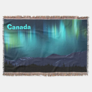 Aurora Borealis Throw Blanket