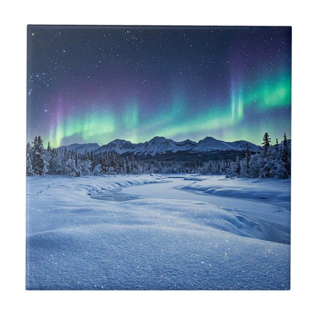 Aurora Borealis Tile (Front)