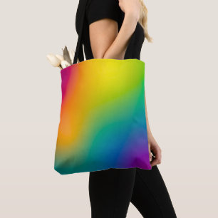 Aurora borealis tote bag