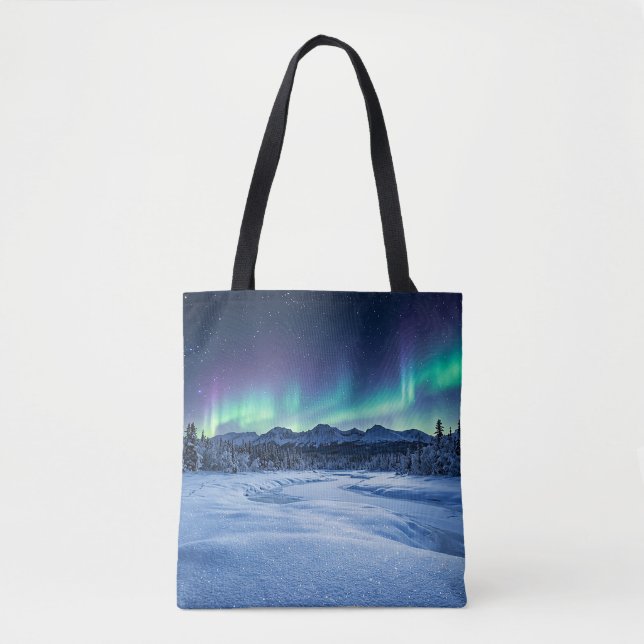 Aurora Borealis Tote Bag (Front)