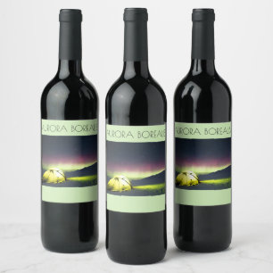 Aurora Borealis Wine Labels