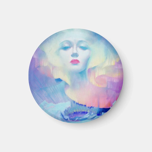 Aurora by Clive Henry pastel light Magnet (Front)