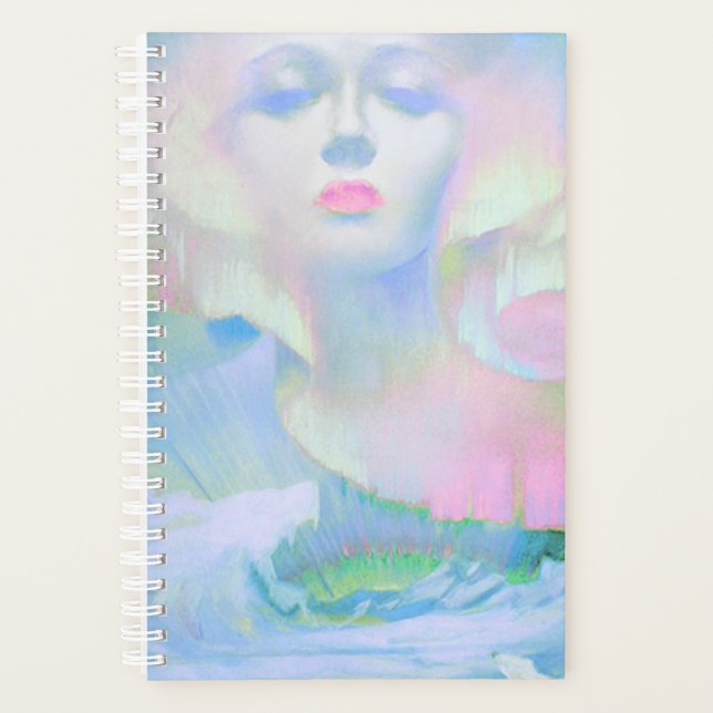 Aurora by Clive Henry pastel light Planner (Front)