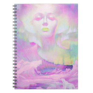 Aurora by Clive Henry pink pastels Notebook