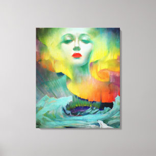 Aurora by Clive Henry vibrant Canvas Print
