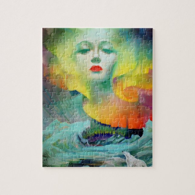 Aurora by  Clive Henry vibrant Jigsaw Puzzle (Vertical)