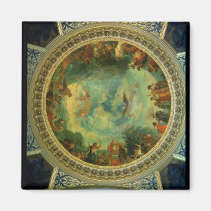 Aurora, ceiling painting possibly from the Library Magnet