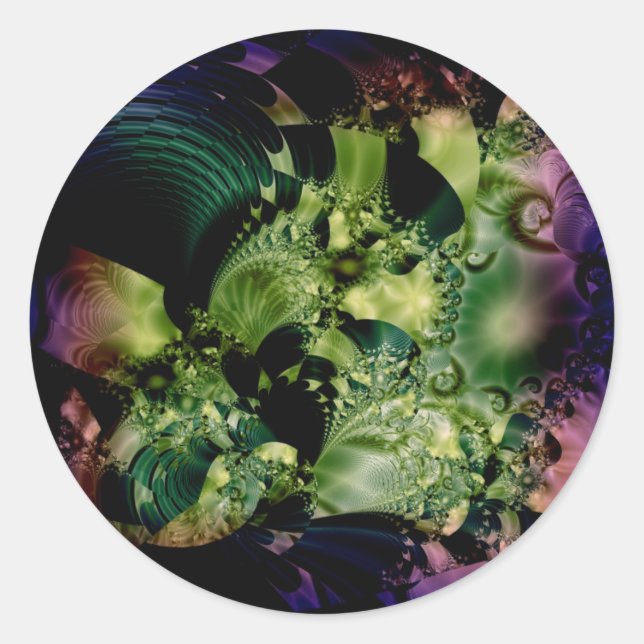 Aurora Classic Round Sticker (Front)