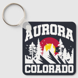 Aurora,Colorado Key Ring