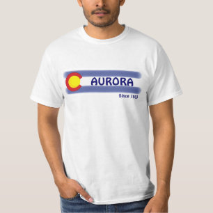Aurora Colorado local flag value tee