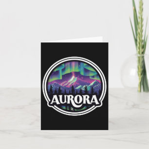 Aurora Colorado Rock Mountains Co Skiing Winter De Card