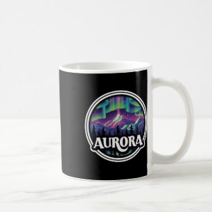 Aurora Colorado Rock Mountains Co Skiing Winter De Coffee Mug