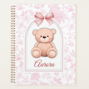 Aurora Custom Pink Teddy Bear Nursery Design Planner