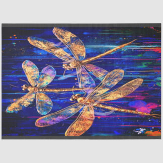 Aurora Flight Tissue Decoupage Paper