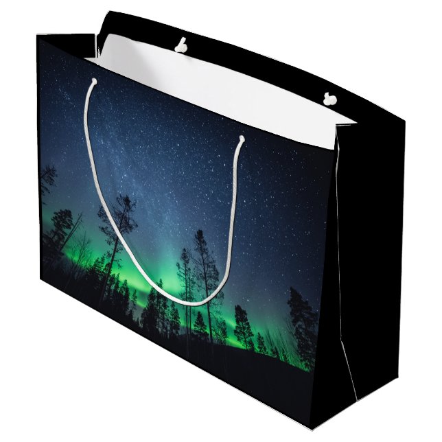 Aurora Forest  Large Gift Bag (Back Angled)