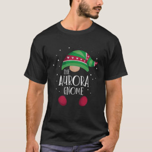 Aurora Gnome Family Matching Christmas Pajamas Swe T-Shirt