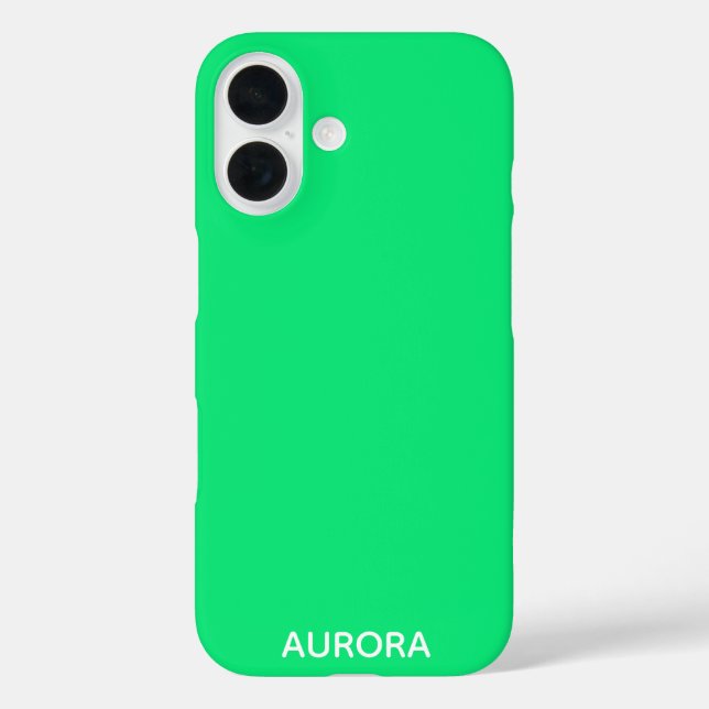 Aurora green colour name Case-Mate iPhone case (Back)