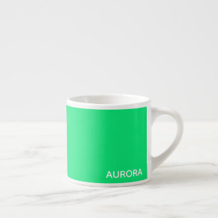 Aurora green colour name espresso cup