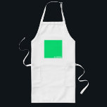 Aurora green colour name long apron<br><div class="desc">Aurora green colour name</div>