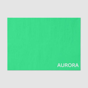 Aurora green colour name tissue paper