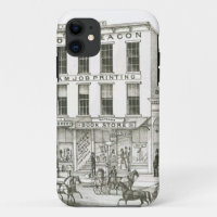 Aurora Illinois Aurora Beacon News 1871 Stone Lith