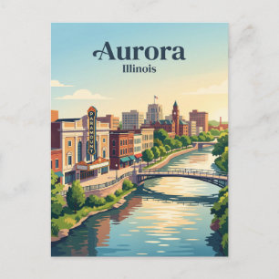 Aurora, Illinois Postcard