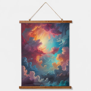 Aurora in the Clouds Hanging Tapestry