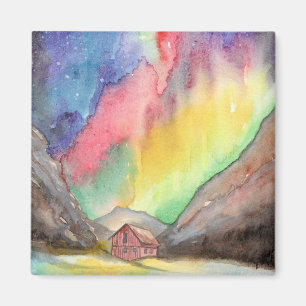 Aurora in the Valley Magnet