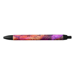 Aurora-Inspired Luxury Art Black Ink Pen