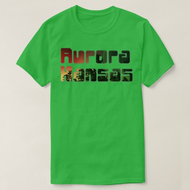 Aurora Kansas T-Shirt (Design Front)